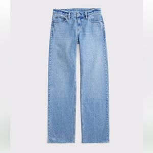 Abercrombie & Fitch Light Blue Straight-Leg Jeans